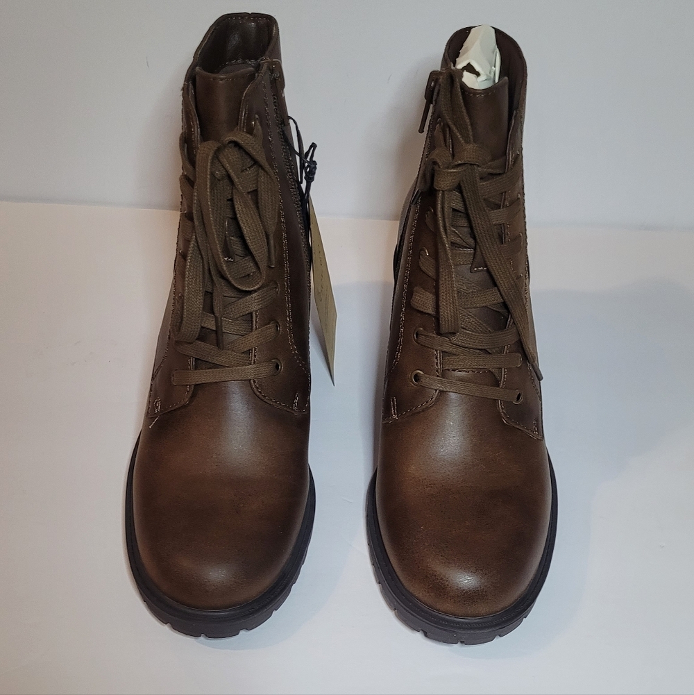 Frye And Co Ayla Womens Dark Brown Ankle Boots Size 9 - Picture 2 of 9